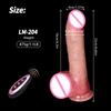 Teleskopischer Schwing-Dildo Vibrator Starker Saugfuß Intelligente Heizung G-Punkt Prostata-Massagegerät Analplug Sexspielzeug Für Frauen Schwul
