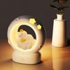 USB-Lade Hase Katze Nachtlicht Einstellbare Helligkeit Weiches Licht Cartoon Hase Lampen Augenschutz Dekorativ