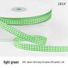 1cm Solid Color Plaid Ribbon for Cake Box Packaging and Decoration