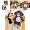 Soft And Huggable Monkey Plush Toy With Down Cotton Filling