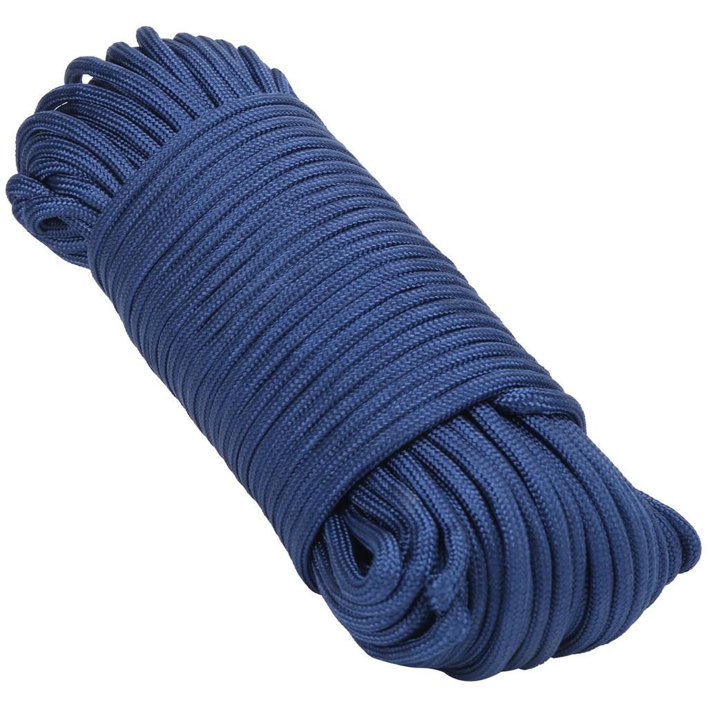 650 Military Specification 10 Core Climbing Rope Outdoor Drying String Rescue RopeNavy Blue