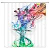 Funny Animal Shower Curtain Giraffe Jungle Safari Tropic African Wildlife Black And White Modern Designer Cool Bathroom Decor