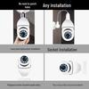 360° Wireless Surveillance Light Bulb Camera with Mobile Remote and Full-Color Night Vision HD Monitoring