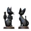 6pcs/set Cartoon Black Cat Jiji Gigi Figure PVC Action Toy Doll Model Set Black Cat Hayao Miyazaki Figure Toy kids birthday gift