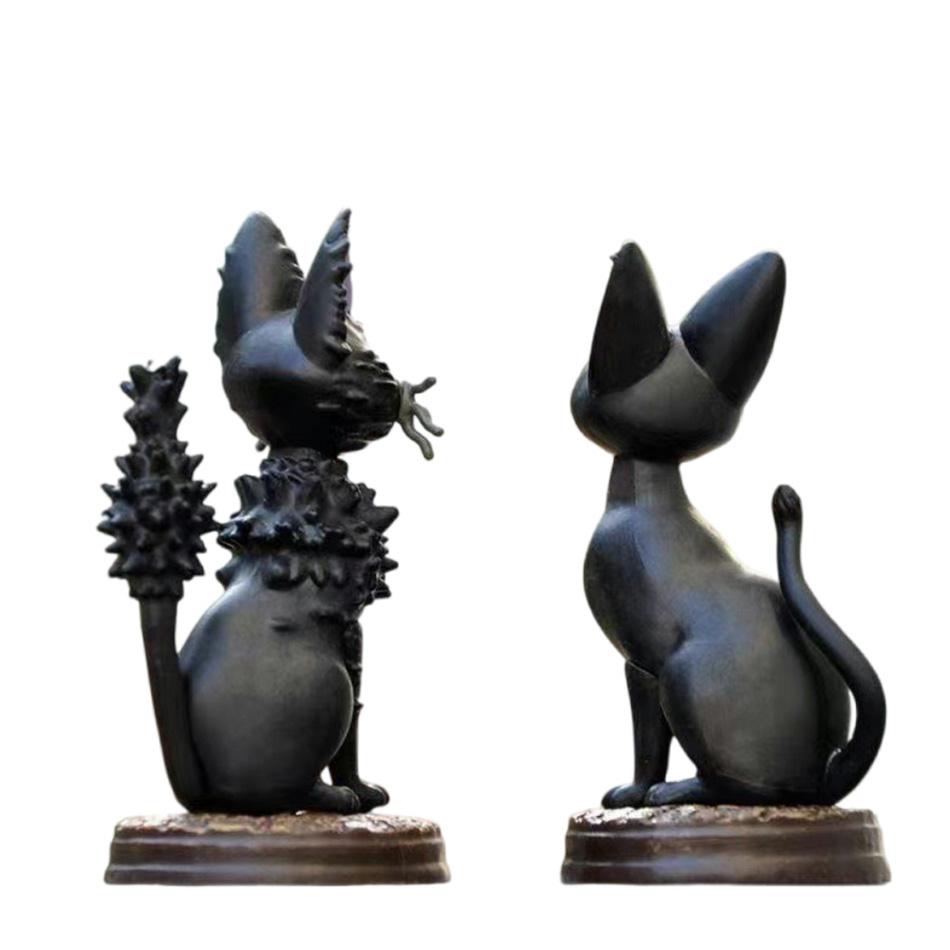 6pcs/set Cartoon Black Cat Jiji Gigi Figure PVC Action Toy Doll Model Set Black Cat Hayao Miyazaki Figure Toy kids birthday gift