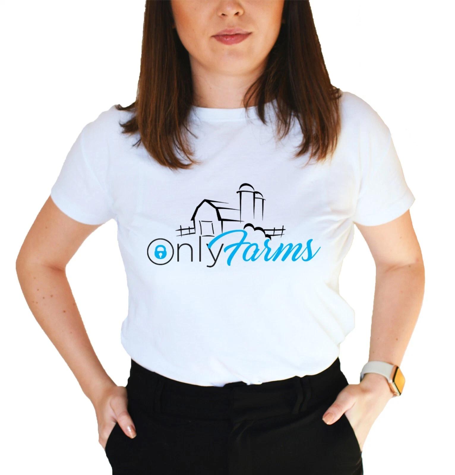 

OnlyFarms Unisex T Shirt - Fun Fitness Summer Apparel Athletic Fashion Only Fans 3XL