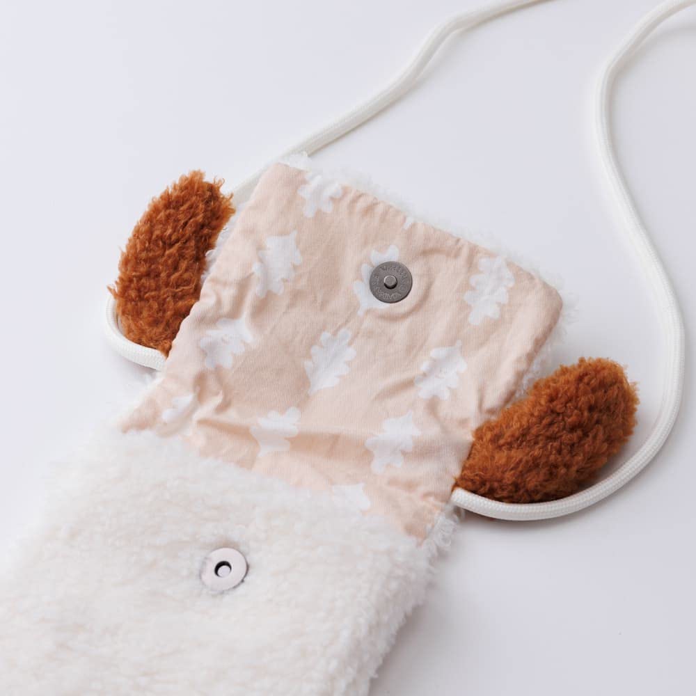 Crossbody Bag Boucle Puppy Ivory Brunch Brother [Marks]