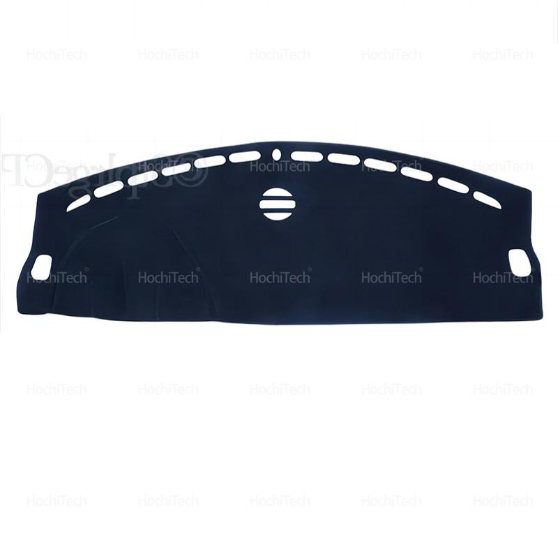 Car Dashmat Black/Brown Leather Dashboard Cover Suede Leather Dash Mat Pad Sunshade Accessories for Jaguar XF X250 2008-2015