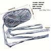 Imitation Leather Cloth Yarn  Multi-Color Segment Dyed Jewelry Accessory Yarn  Total 600g