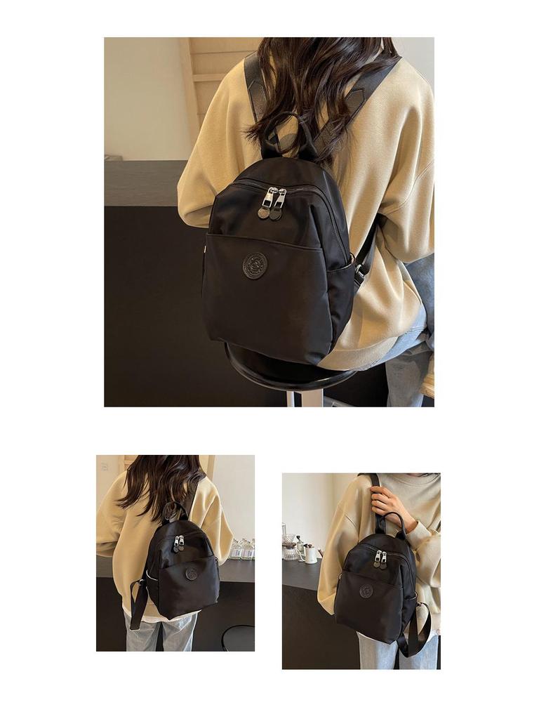 Korean Style Waterproof Nylon Backpack for Women - Large Capacity Commuter and Mummy Bag
