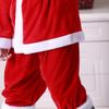 Santa Claus Costume Children's Show Party Performance Suit Boys and Girls Golden Velvet Santa Claus Clothing