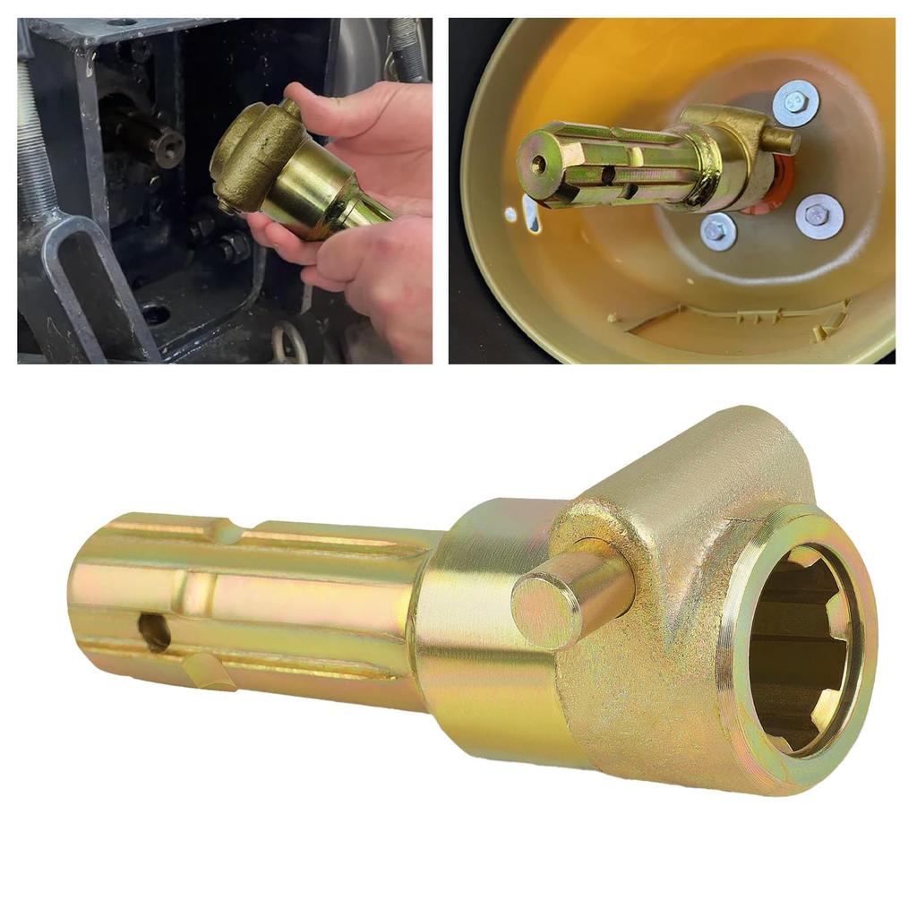 PTO Extender Adapter, 1 3/8" 6-Spline Female To 1 3/8" 6-Spline Male PTO Extension PTO Extender Adapter for Tractors Up To 70