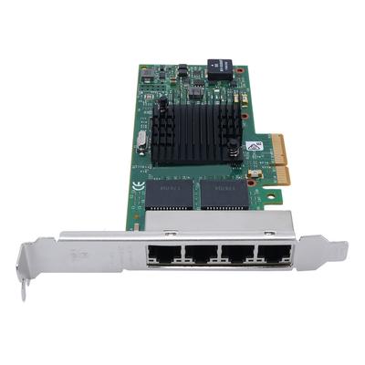 Karta Sieciowa Gigabit Ethernet I350-T4 Czteroportowa PCIE 10 100 1000 Mb/s dla Win dla
