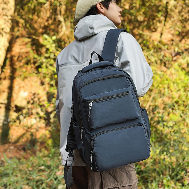 Men's Backpack Travel Bag Large Capacity Computer Bag Student Schoolbag