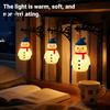 Gothic Room Accessories Ghost LED Bookshelf Lamp with Pumpkin Bat Hanging Charms, Halloween Easy Installation Shelf Bookend Night Light, Reading Nook