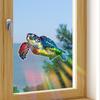 Laserowe Kolorowe Zwierzę Morskie Żółw Balkon Szklane Drzwi i Okno Antystatyczne Naklejki Okienne