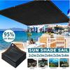Sunscreen Net UV Protection Shade Cloth For Patio Garden Pool Outdoor Use Reinforced Thickened Retractable Sunshade In Blue Green Black Color Options