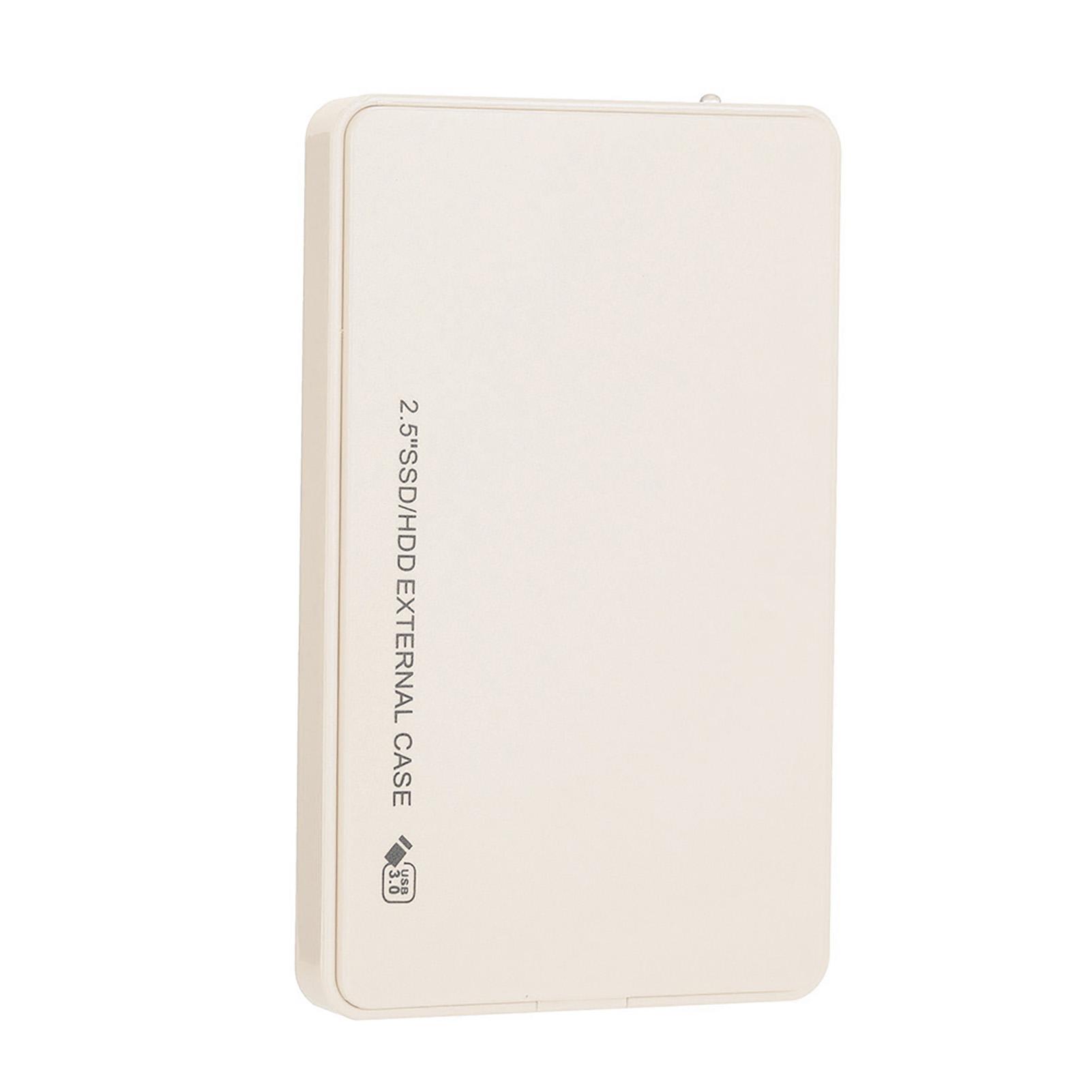 

Внешний корпус для жесткого диска USB 3.0 на SATA 2,5 7 мм 9,5 мм HDD SSD Без инструментов Белый (Не включая жесткий диск) белый