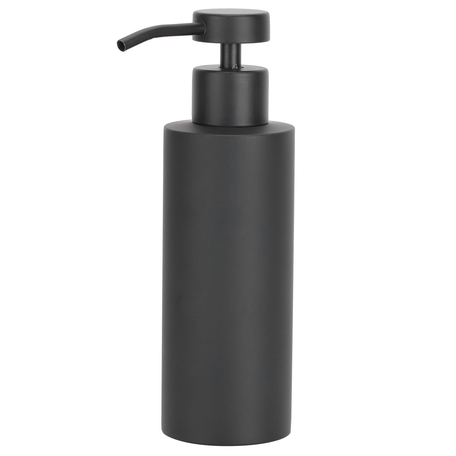

Black Kitchen Soap Dispenser Stainless Steel Bathroom Manual Press Soap Container Household Supplies