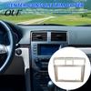 Plastový ABS Vnitřní Díl 9palcový Rámeček Fascia pro Autorádio do Auta Toyota Vios 2008, Dekorativní Doplňky Středové Konzole Rámeček Panelu Navigace, Instalace Stereo