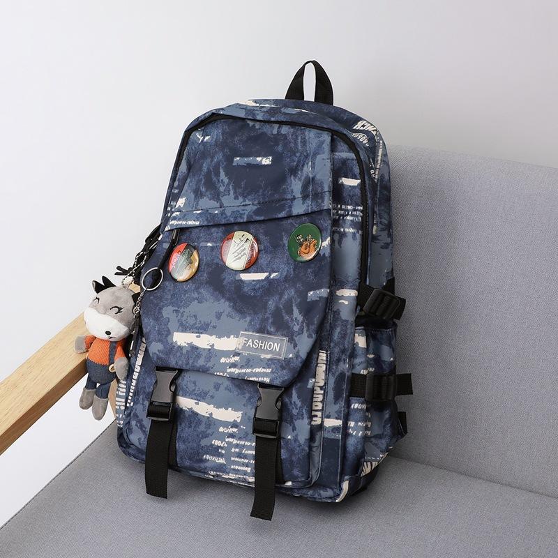 

Backpack Versatile Large Capacity Junior High School High School Student School Bag Backpack Travel Bag