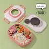 Large Capacity Bento Lunch Box with Soup Bowl