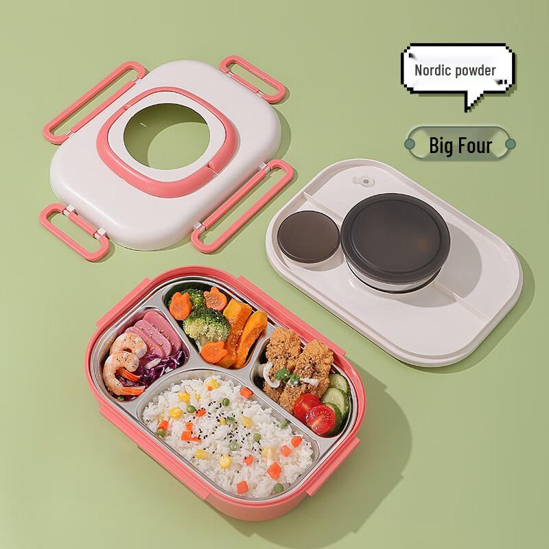 

Large Capacity Bento Lunch Box with Soup Bowl