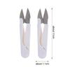 Folding Spring Loaded Scissors Portable Mini Sharp Cutter Spring Loaded Safety Cover For Home Student Sewing Craft Cutting