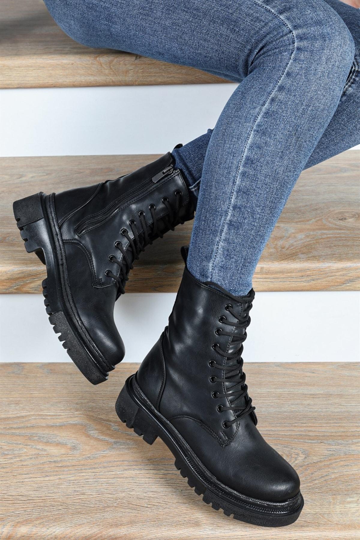 

Женские зимние ботильоны в стиле милитари, повседневные высокие кеды в британском стиле, нескользящие женские ботинки в стиле милитари 36