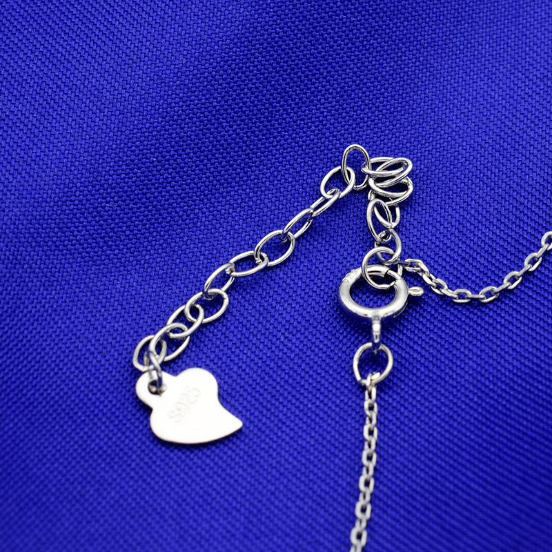 925 Sterling Silver Heart Pendant Choker Rhinestone Aaaa Cz Necklace Luxury Fine Jewelry Necklaces For Women Collares