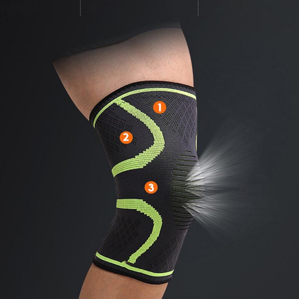 Sports Knee Pads, Compression Knee Pads, Compression Breathable Basketball Running Fitness Cycling Knitted Sports Knee Pads