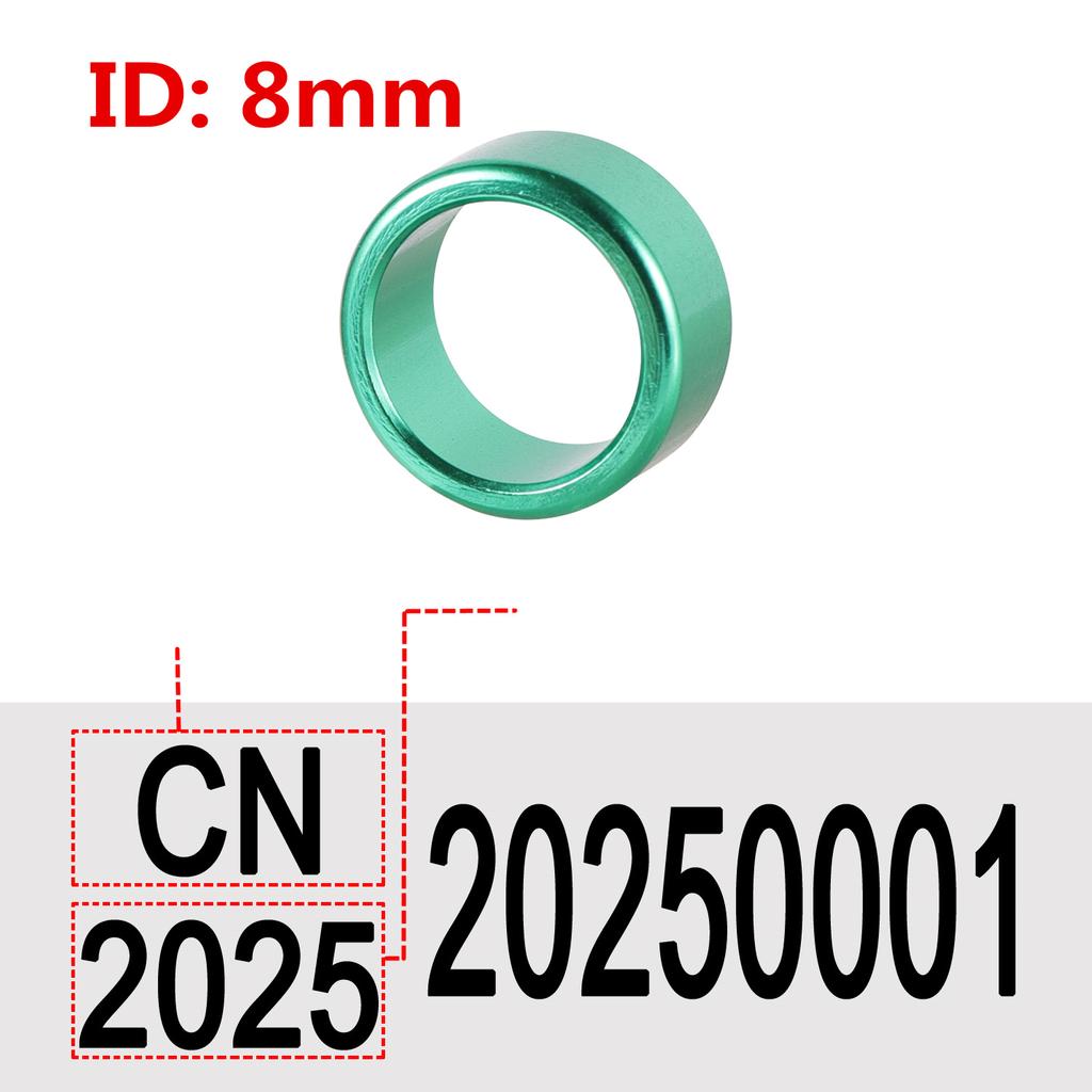 Anpassbarer Innendurchmesser 8mm/10mm Aluminium Taubenfußring Druck ''Ländercode + Jahr + Seriennummer" Vogelfußring 30 Stück