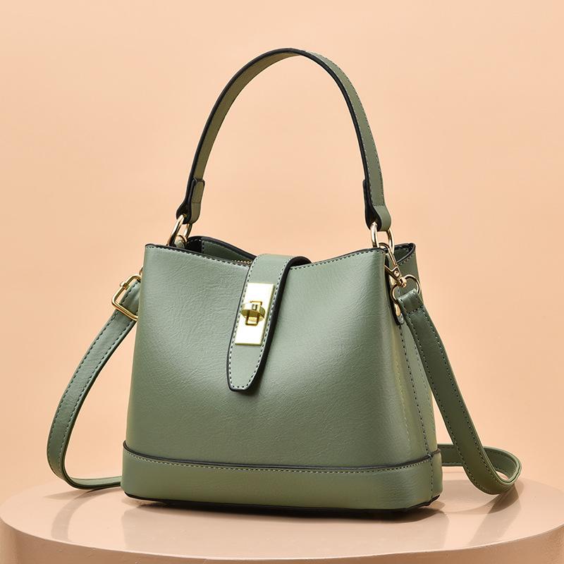 Women's Bag New Simple Winter Korean Fashion Women's Bag Single Shoulder Crossbody Bucket Bag