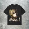 Vintage tričko Silent Hill 3 Retro Y2K Hororová hra Letní Unisex a Dámské Volné a Prodyšné Tričko Top