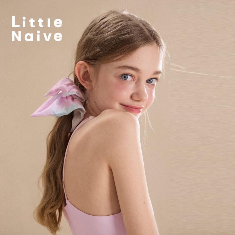 Little Naive Girls  Printed Silk Hair Tie