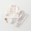 2026 Autumn Kids' Clothing Set: Cartoon Detachable Crotch Pants, Pure Cotton, Class A Quality for Boys and Girls