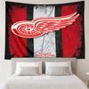 Red Wings Logo Tapestry, Unique Design Tapestry, Wall Decor for Bedroom,Livingroom, Playroom,Heartwarming Fan Holiday Gifts