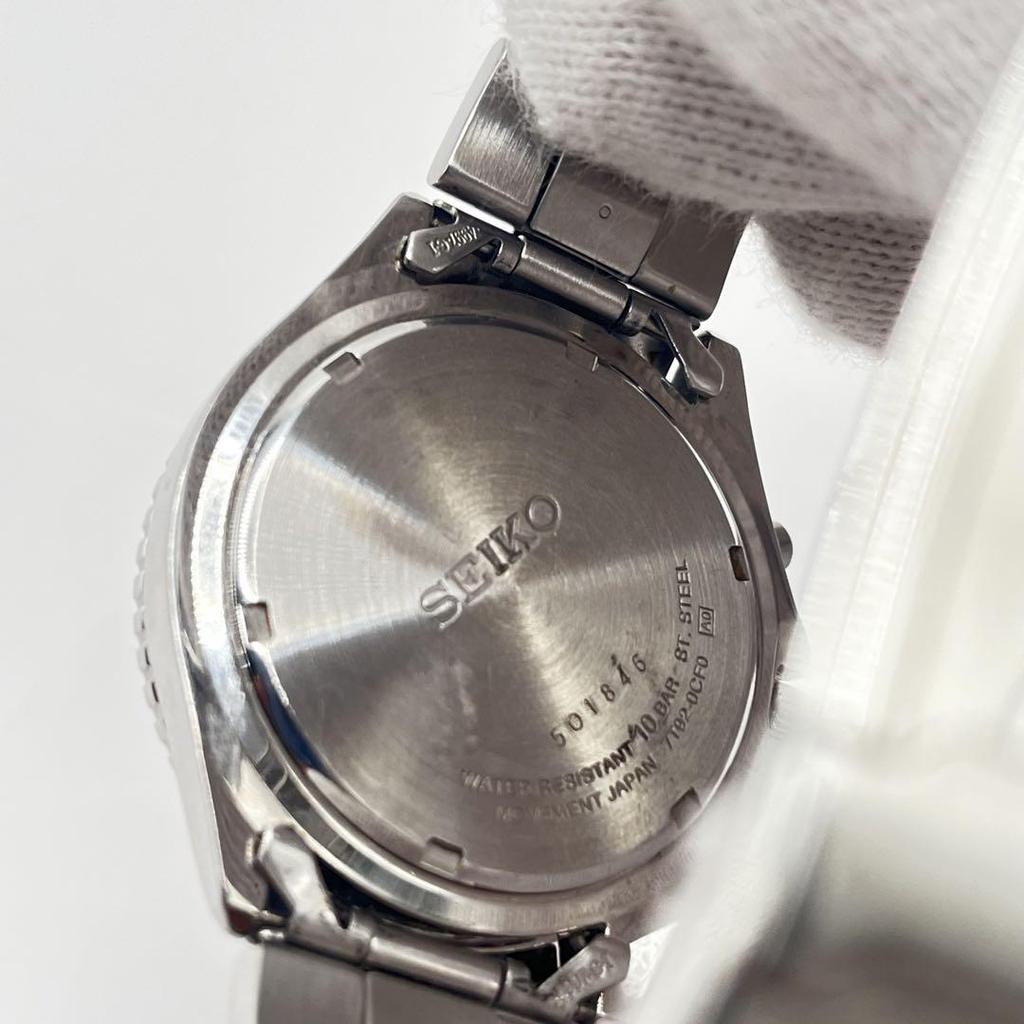 [USED] SEIKO Chronograph 7T92-0CF0 Working Blue