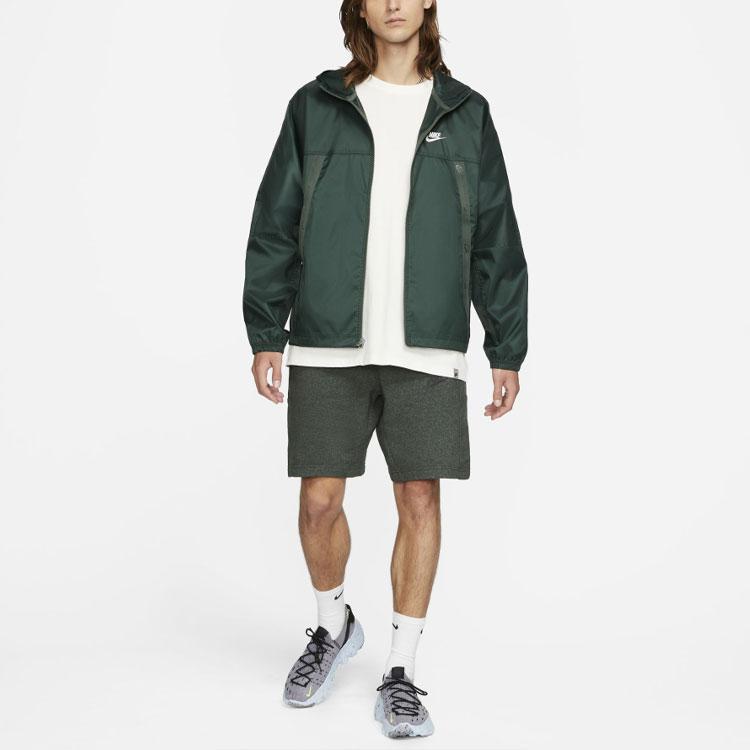 Nike Running Windbreaker Hoodie Jacket Men Jackets Green DC6978-337