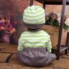KEIUMI 22 Inch Reborn Baby Doll Full Silicone Vinyl Realistic Skin Newborn Boy Toy Children Birthday Gift