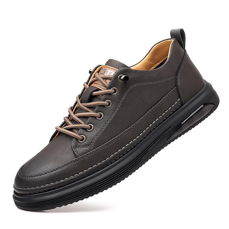 

Woodpecker Men s Genuine Leather Soft Sole Sneakers - Spring 2025 Trend, Versatile Casual Men s Shoes 43