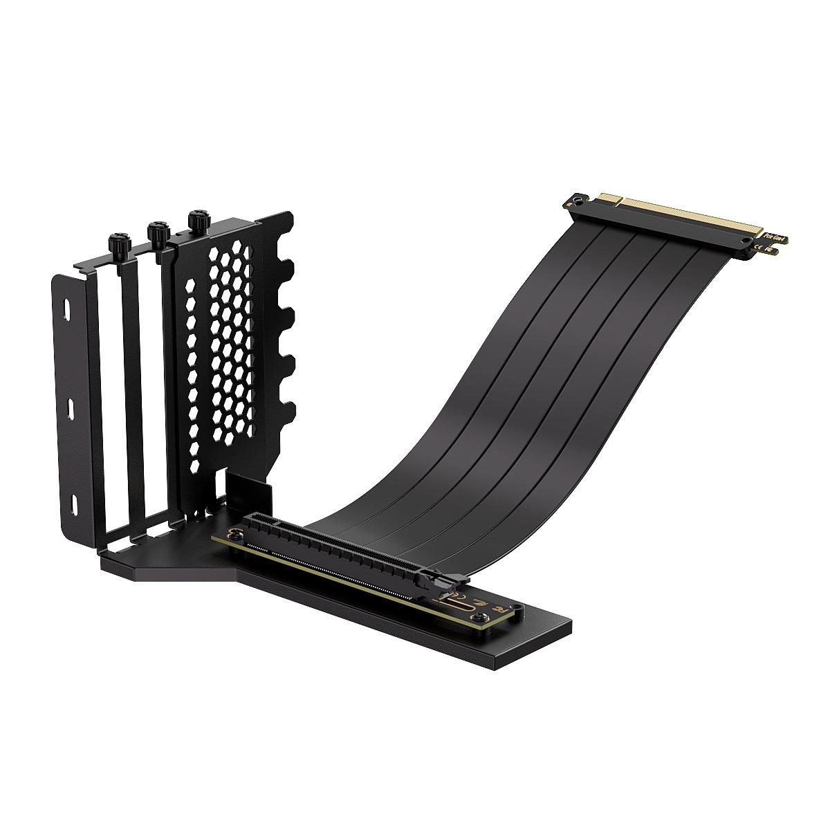 

TEUCER PCIe 4.0 x16 Graphics Card Extension Cable & Vertical Mount Bracket