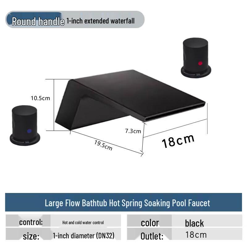 TLXT Concealed Bathtub High-Flow Valve