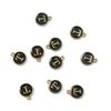 10Pcs Metal Enamel English Letters Charms Pendant For DIY Jewelry Making Necklace Bracelet Accessories