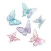 10pcs/lot AB Color Butterfly Acrylic Beads Loose Spacer Beads For Jewelry Making DIY Bracelet Necklace Earrings Accessories