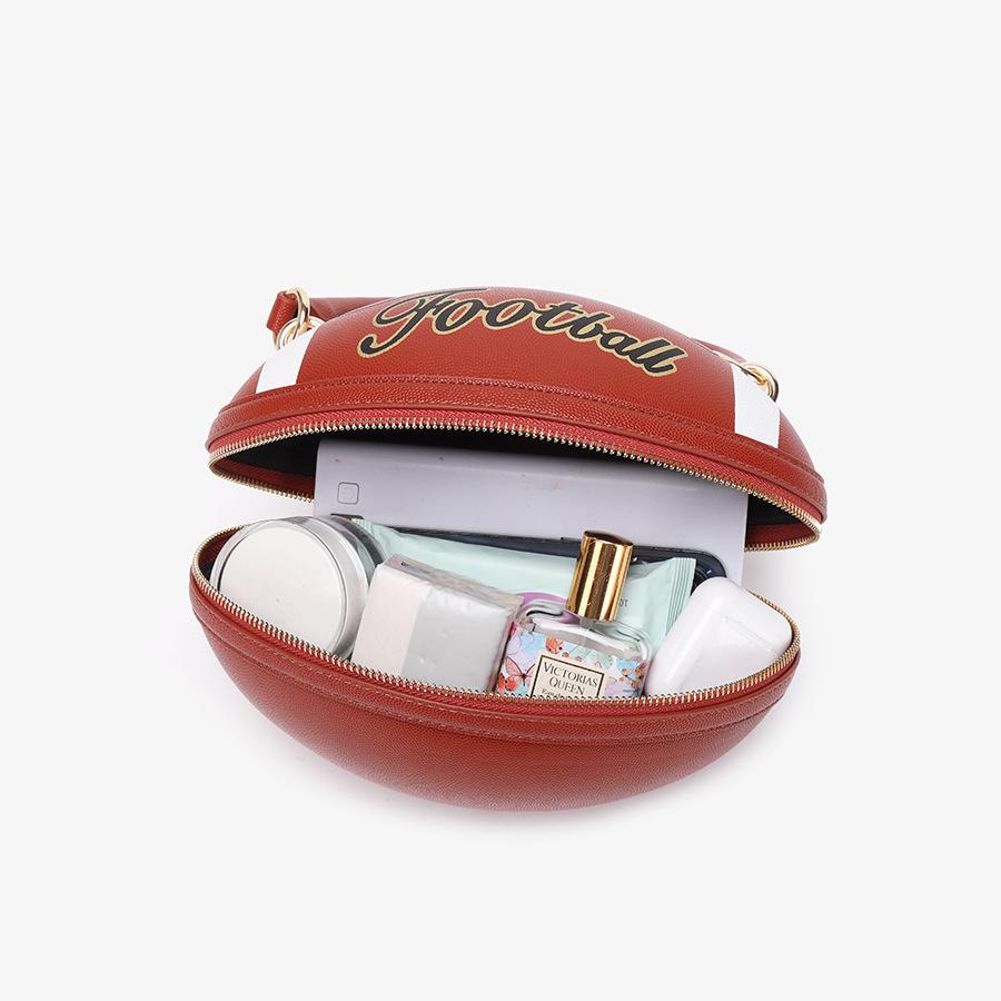 American Football Football Handbag Creative Special-Shaped Personality Foreign Style Messenger Bag
