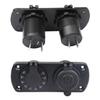 High Compatibility Double USB A 4.8A Charging Panel for Vehicle and Marine Use Including Voltage Screen Waterproof Cover