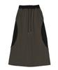 PEACE MAKER Ex Raw Maxi Skirt (Charcoal)