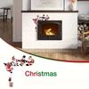 2D Flat, Charming Wooden Santa Claus, Snowman and Reindeer Door Frame Decoration-Hang Holiday Ornament,Christmas Wall Decoration