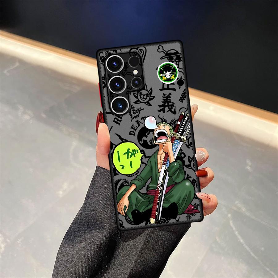 One Pieces Anime Case for Samsung Galaxy S25 Ultra S22 S24 Plus S21 S20 FE S23 FE S26 Note 20 Ultra 10+ Funda Back Phone Cover